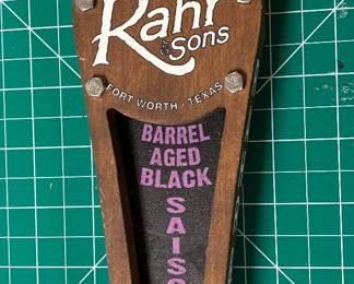 LG5247 Rahr Sons Midnight Cab Beer ALE IPA Lager Tap Handle Knob Barrel Aged 1
