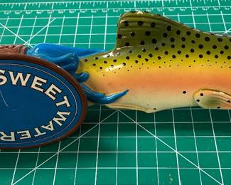 LG5248 Sweetwater Blue Fish Beer ALE IPA Lager Tap Handle Knob 1