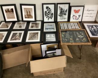 LARGE GROUP OF WALL ART
