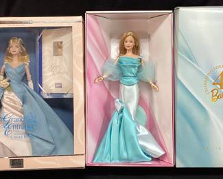 2000 GRAND ENTRANCE COLLECTION & 1998 CELEBRATING 40 YEARS OF DREAMS BARBIES, NIB