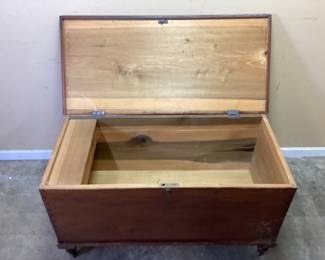 ANTIQUE PINE BLANKET CHEST