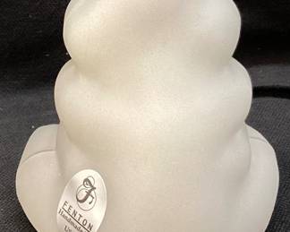 2007 FENTON PNWFA SITTING HIPPO FIGURINE, HAND PAINTED, SIGNED, PACIFIC NORTHWEST FENTON ASSOCIATION