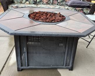 Gas Stone Firepit