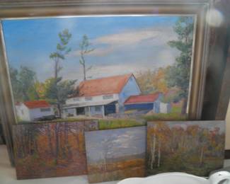 paintings by Manistee artist Joseph Trevitts