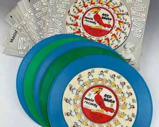 Collection of Red Raven Magic Mirror Movie Records, Circa 1950s