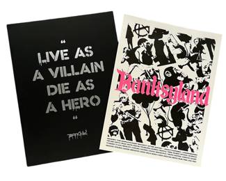 Banksy Two Large Serigraphs