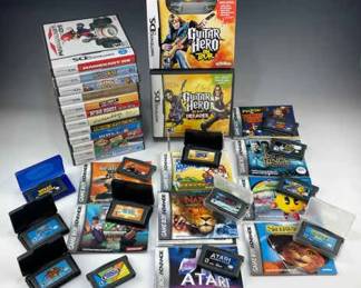 Nintendo DS Games Lot including Mario Kart, Zelda, Guitar Hero and Others, 29 Total
