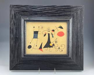 007 Mid-20th Century Joan Miró Framed Print, 1 of 2