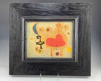 008 Mid-20th Century Joan Miró Framed Print, 2 of 2