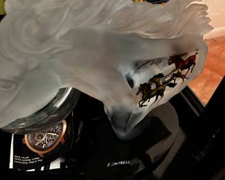 K Cantrell lucite sculpture
