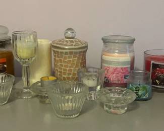Many Pretty Scented Candles