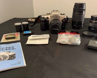 Canon ELOS ELAN Camera with CANON EF Zoom Lens