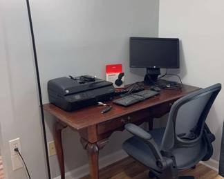 Office Setup Computer Desk And Office Electronics