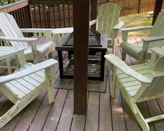 Outdoor Seating, Firepit Storage