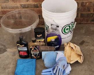 Mystery Lot Of Car Cleaning Supplies