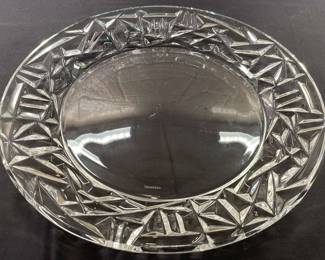 Tiffany Co. Crystal Plate
