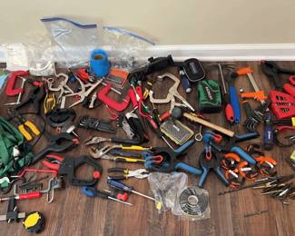 Large Lot Of Mixed Hand Tools Drill Bits