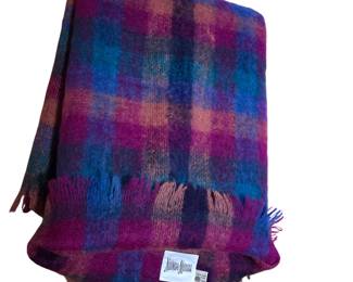 Vintage Neiman Marcus wool throw