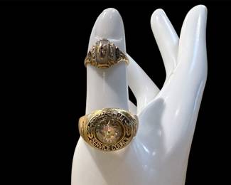 Vintage class rings