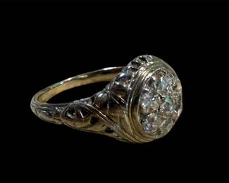 Antique Filigree Diamond Ring