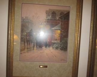 Signed G. Henry prints (4)