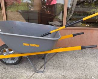 Tru Temper Wheelbarrow & Dewalt Garden Shovel