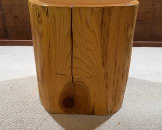 Urban Hardwoods of Seattle Split Wood Accent Table
