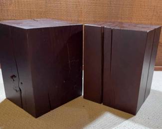 Reclaimed Wood Block Accent Tables - Urban Hardwoods of Seattle