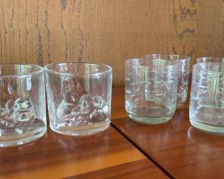 Liitons Rock Glasses/Fish Motif Bar glasses