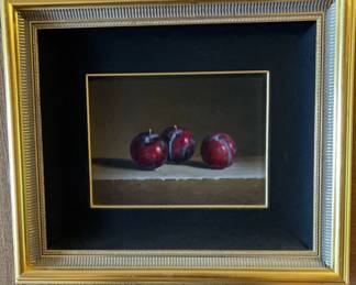 Charles Becker "Plum Rouge" Oil on Canvas c. 1998. Weinstein Gallery