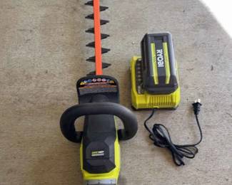 Ryobi 40v Trimmer with Battery Charger