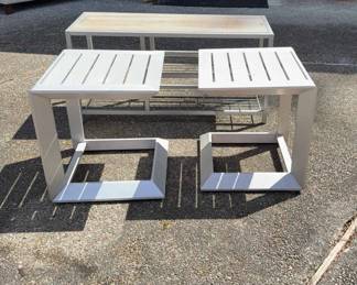 Aluminum Patio End Tables