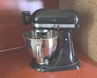 Onyx Black Artisan Kitchen Aid Countertop Mixer