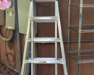 Werner Multi-Position Folding Ladder with Rails