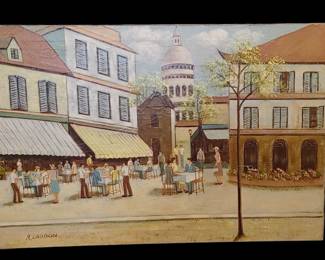 Beautiful original oil on canvas Paris
By B. LADDON