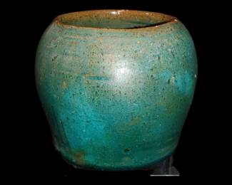 Stunning aqua pottery ( is still up for debate who the maker is I'm working on that) 
This was just among hundreds of treasures found underneath the house wrapped up