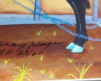 Ivy Hayes signed print 23 of 60 1997
Black Americana