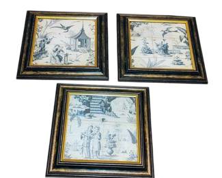 #3 Chinoiserie / Chinese blue and white prints