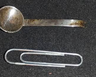 Sterling salt seller spoon