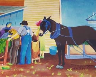 Ivy Hayes signed print 23 of 60 1997
Black Americana