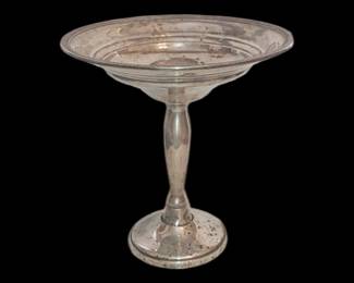 Sterling silver compote