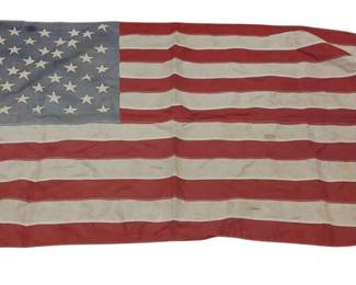 Vintage RELIANCE 50 Star Made in USA American Flag United States 34" x 60"