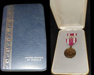 Vintage Meritorious Service Medal - 3 Piece Set (ARMY/AIR FORCE/MARINES)
