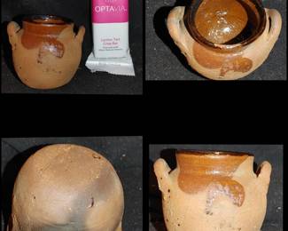 Miniature pottery jar