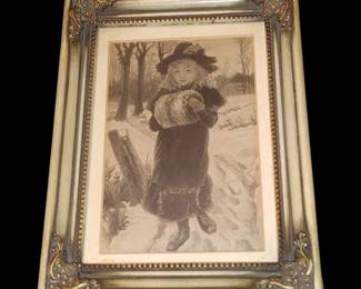 Victorian Engraving print