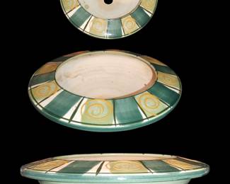 Mid-century modern Flying Saucer shaped planter