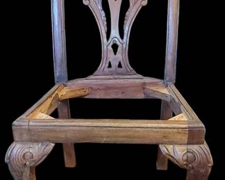 Antique Child's Chippendale Chair