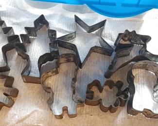 Vintage Christmas cookie cutters