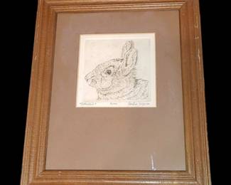 The print is signed by Caroline Wynne is part of a limited edition, numbered 16/200 copies