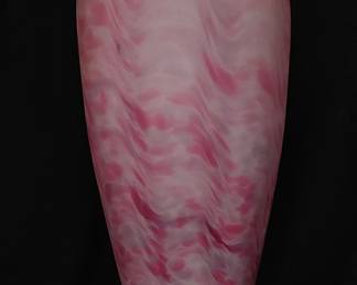 Beautiful vintage satin glass/ art glass face